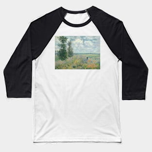 Poppy Fields near Argenteuil Baseball T-Shirt